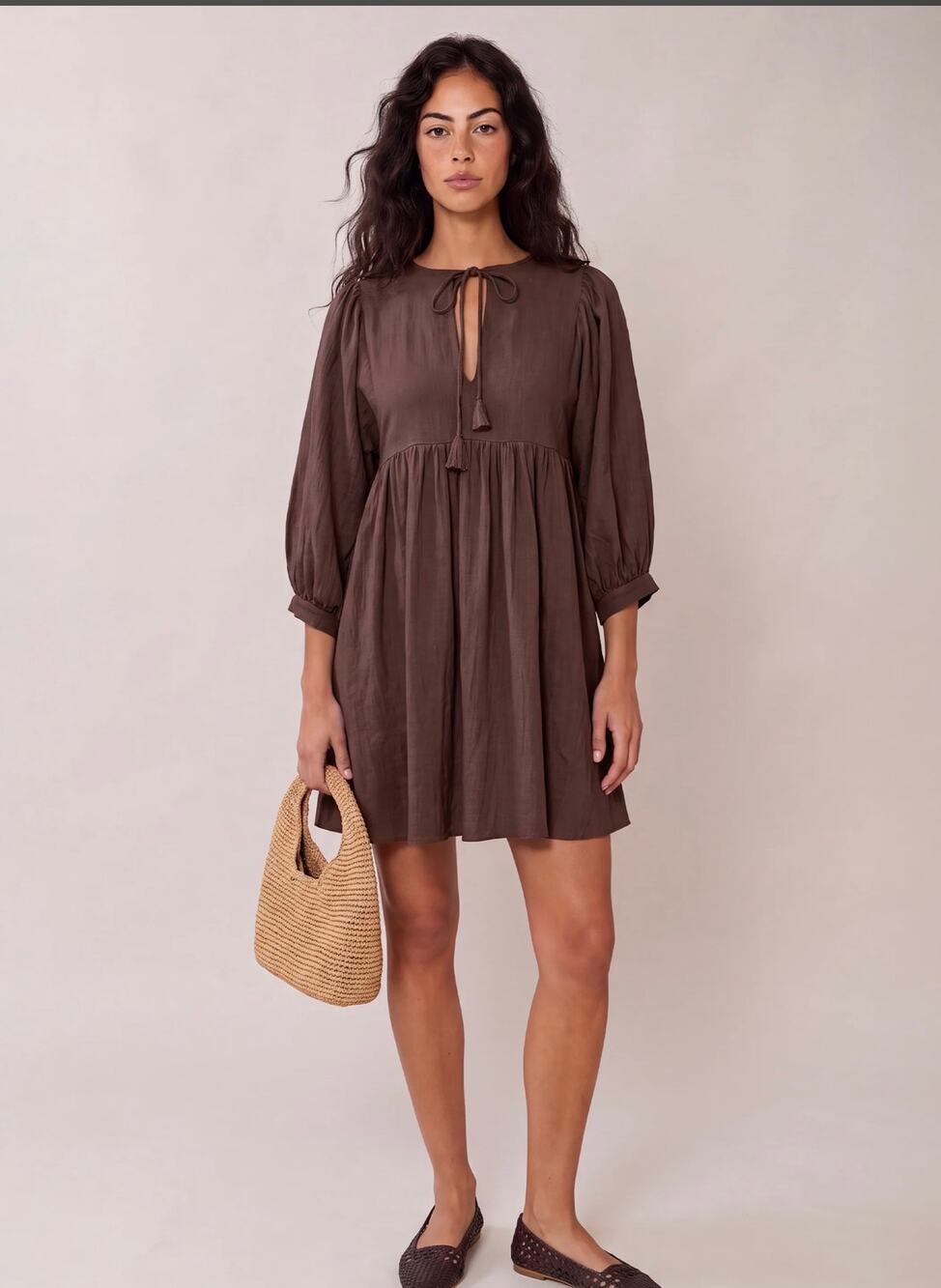 New NWT Caara Kylen dress brown  sz XS $172